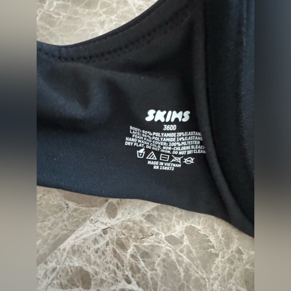 SKINS FITS EVERYBODY LACE LACE PUSH-UP DEMI BRA 36DD - Picture 3 of 7